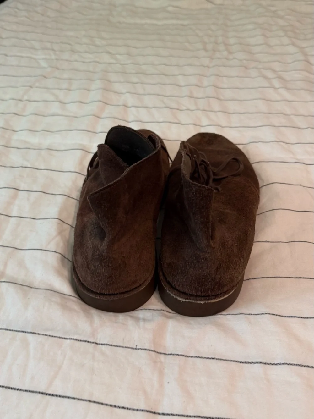 Clarks Dark Brown Suede Chukka Boots